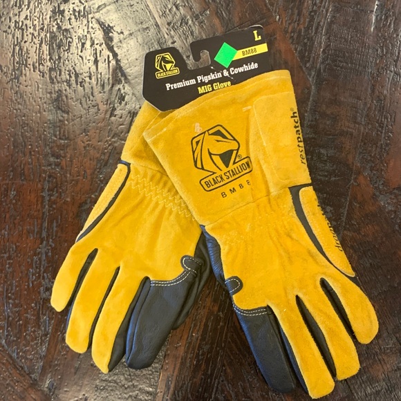 NWT-Premium Pigskin & Cowhide MIG Gloves - Picture 2 of 4